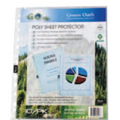 10 Pack Green Oath Poly Sheet Protector